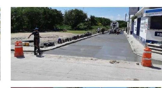Pavimentación de concreto e infraestructura urbana