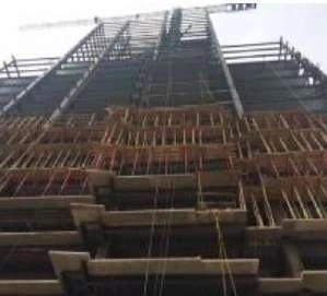 Obra civil del Edificio B, Towers Bosque Real